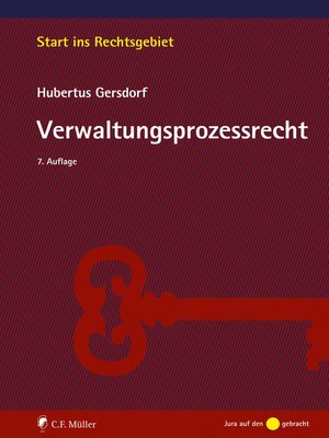 cover image of Verwaltungsprozessrecht